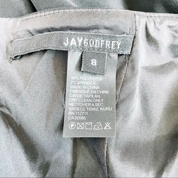 Jay Godfrey Carlo Draped Midi Dress - Picture 5 of 10